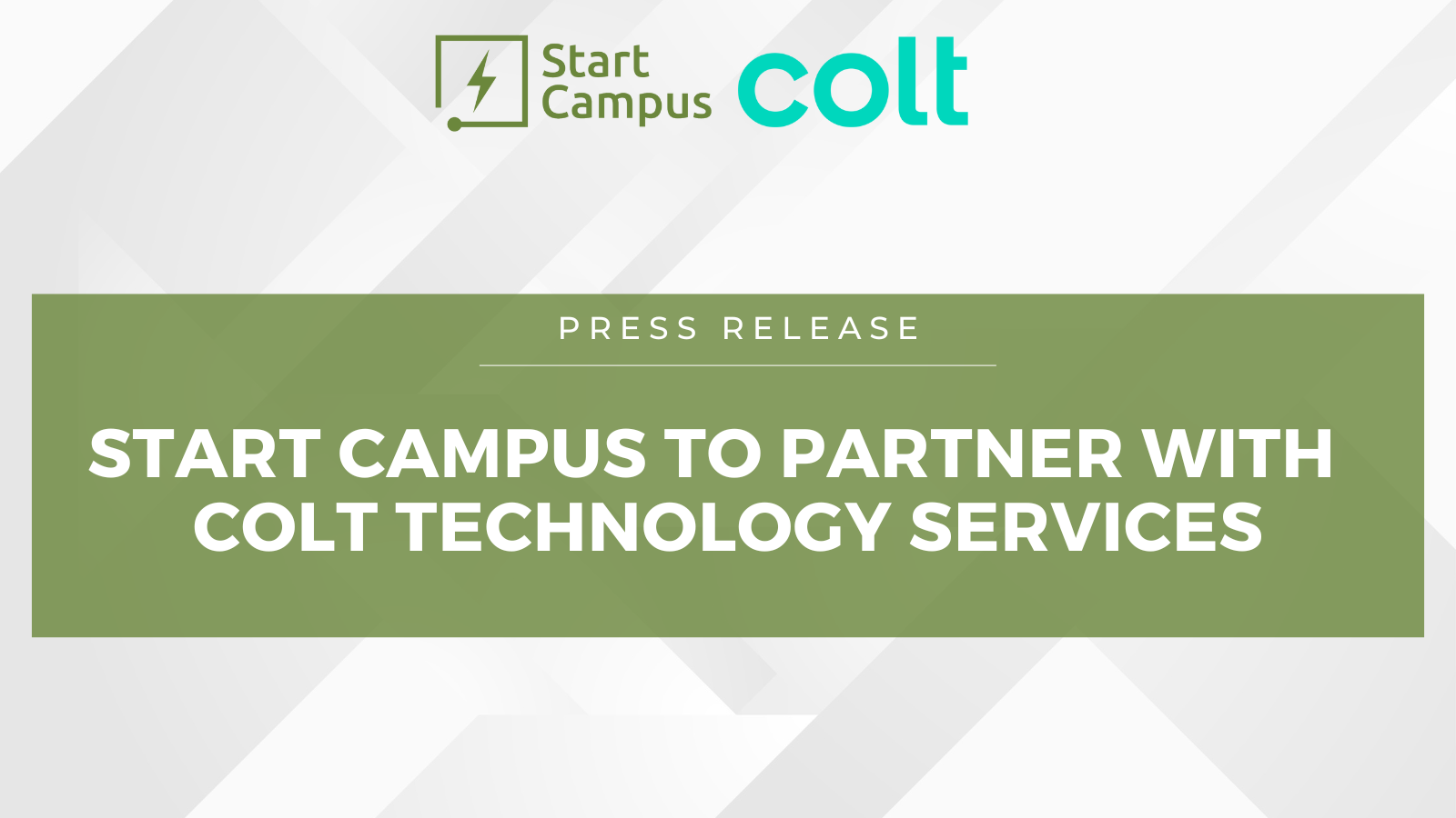 Start Campus to partner with Colt Technology Services